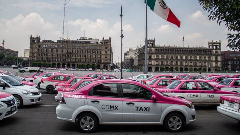 Taxistas en CDMX