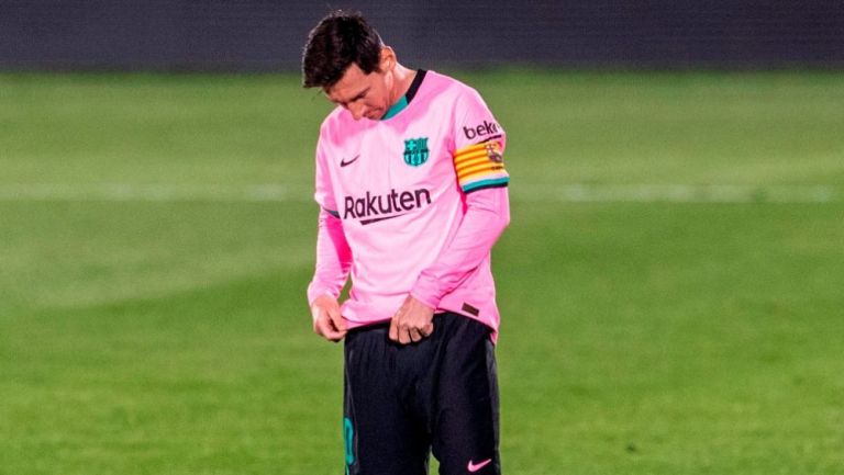 Lionel Messi en el partido ante el Getafe
