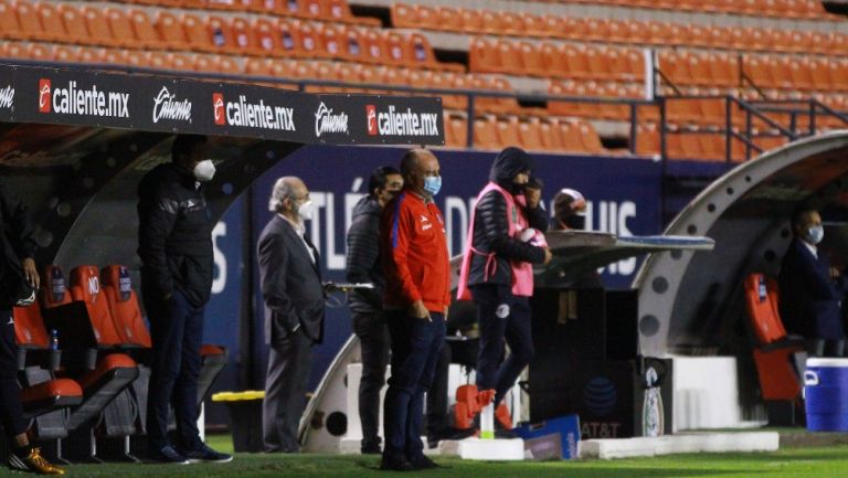 Memo Vázquez en la goleada ante Mazatlán