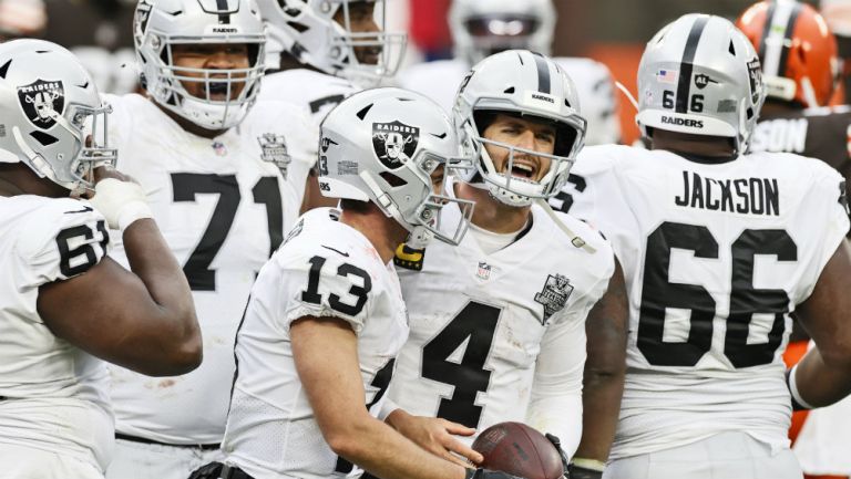 Raiders en partido de la NFL