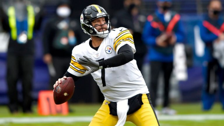 Roethlisberger durante un partido con Steelers