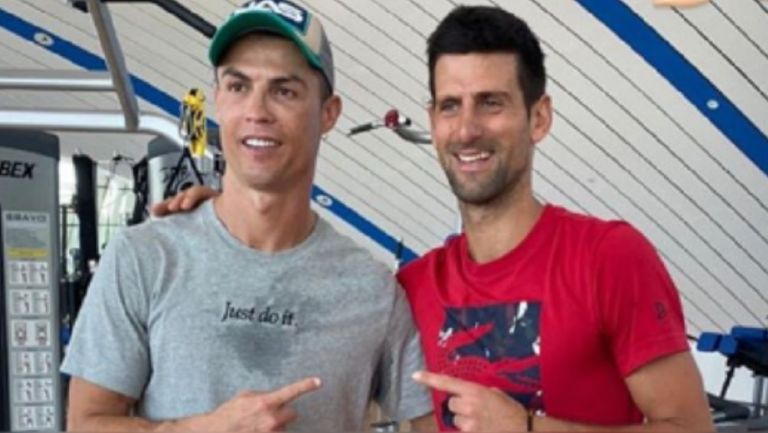 Cristiano Ronaldo y Novak Djokovic 