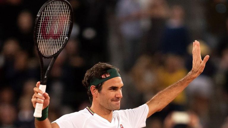 Federer festeja una victoria