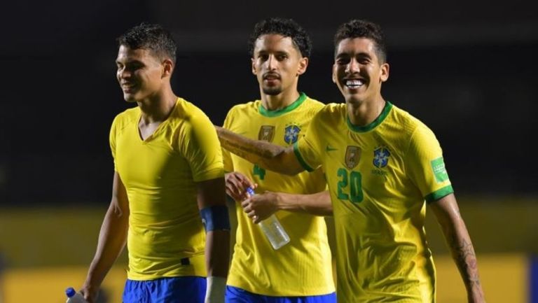 La selección de Brasil en su duelo más reciente