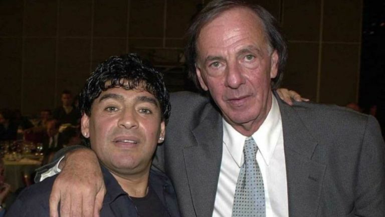 Maradona y César Luis Menotti 