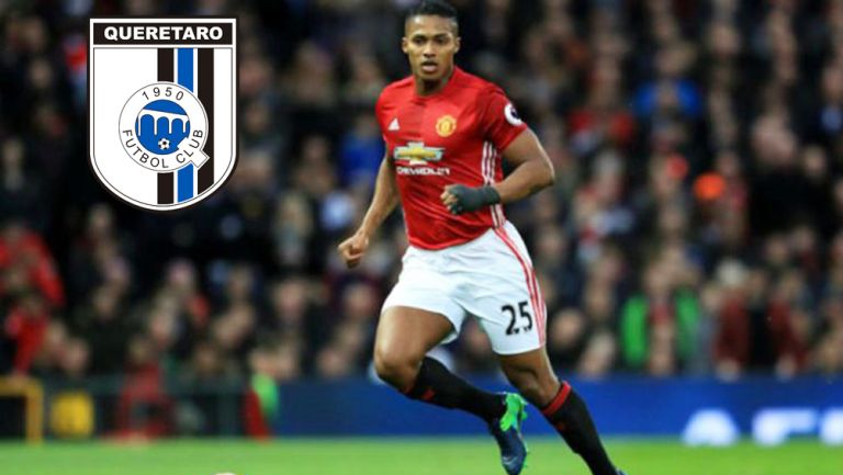 Antonio Valencia como jugador del Manchester United 