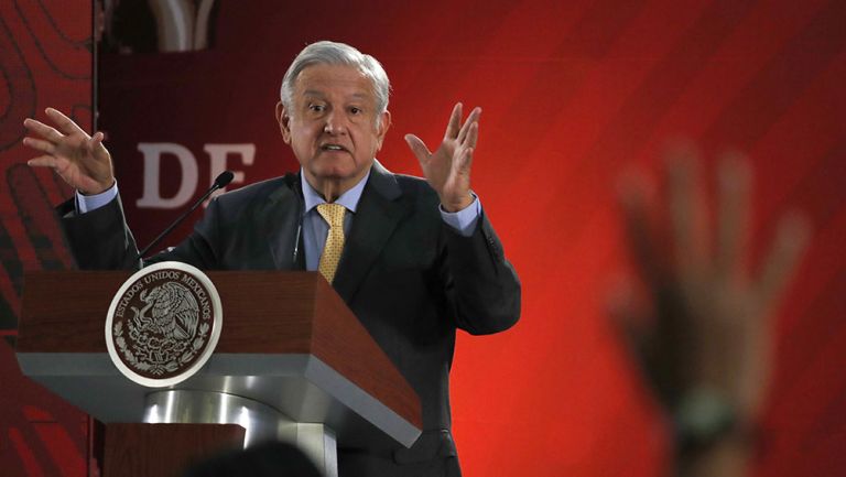 Andrés Manuel López Obrador en conferencia de prensa 