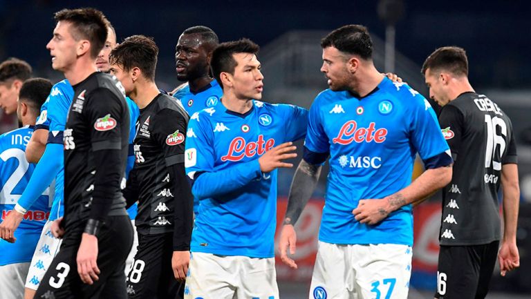 Chucky Lozano: Con gol y asistencia, envió a Napoli a Cuartos de Final de la Copa