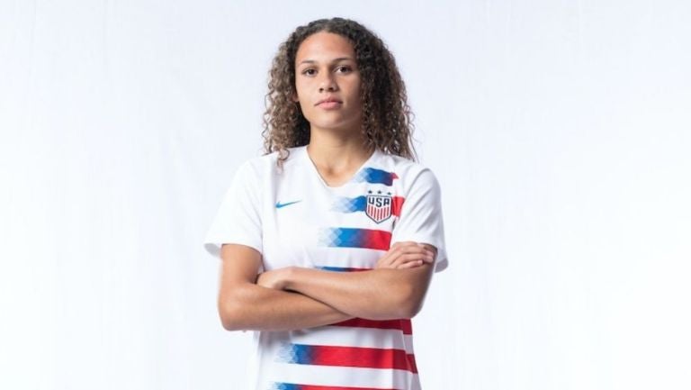 Trinity Rodman con la Selección de Estados Unidos