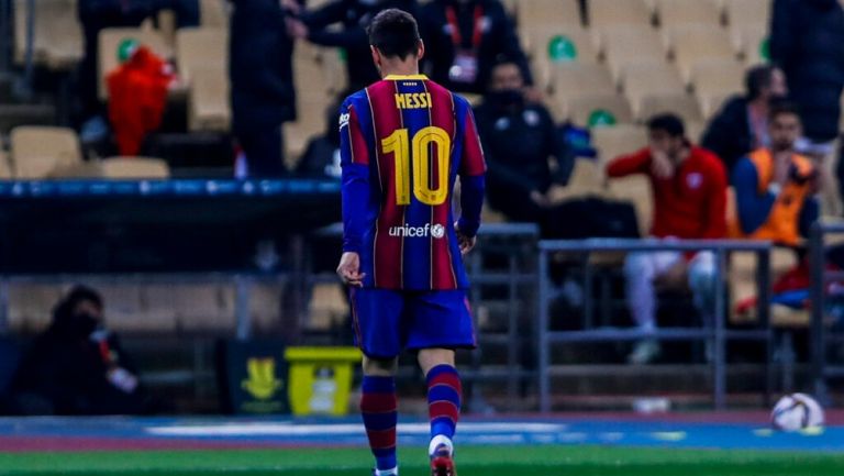 Barcelona: Lionel Messi fue expulsado por primera vez como jugador blaugrana