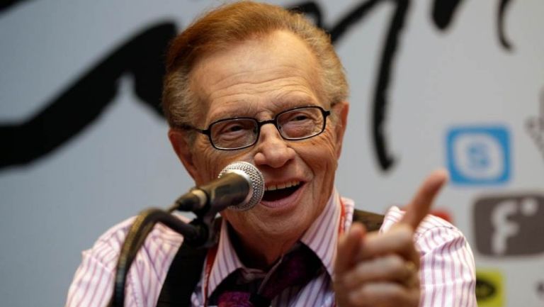 Larry King, famoso presentador de TV estadounidense