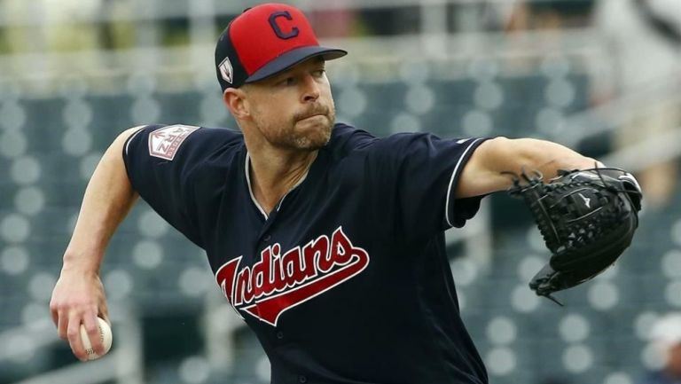  Corey Kluber en partido