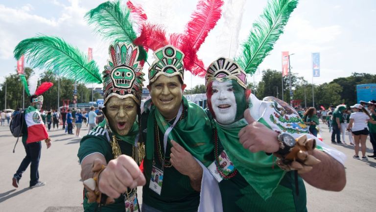 Afición mexicana en el Mundial de Rusia 2018