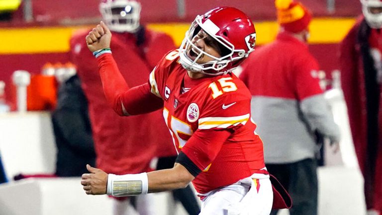 Patrick Mahomes sobre alcanzar a Tom Brady en títulos: 'Eso es algo más a largo plazo'