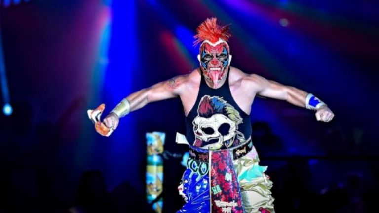 Psycho Clown en un evento de lucha libre