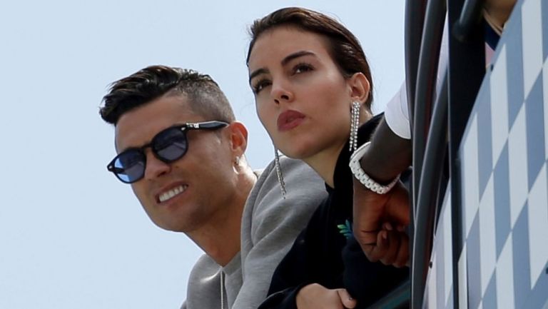 Cristiano Ronaldo y Georgina Rodríguez en un evento en Mónaco 