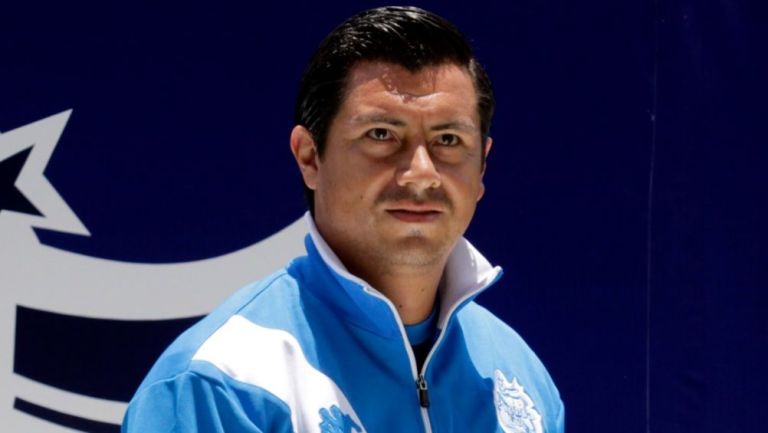 Juan Carlos Cacho como jugador del Puebla