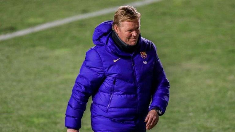 Koeman en entrenamiento