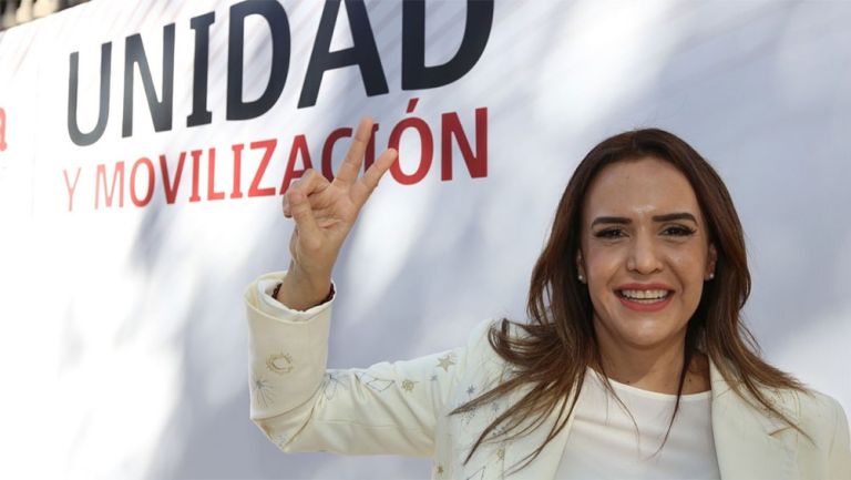 Clara Luz Flores, candidata por Morena a la gubernatura de Nuevo León