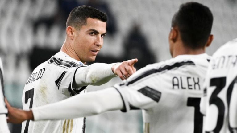 Cristiano Ronaldo en un partido de la Juventus