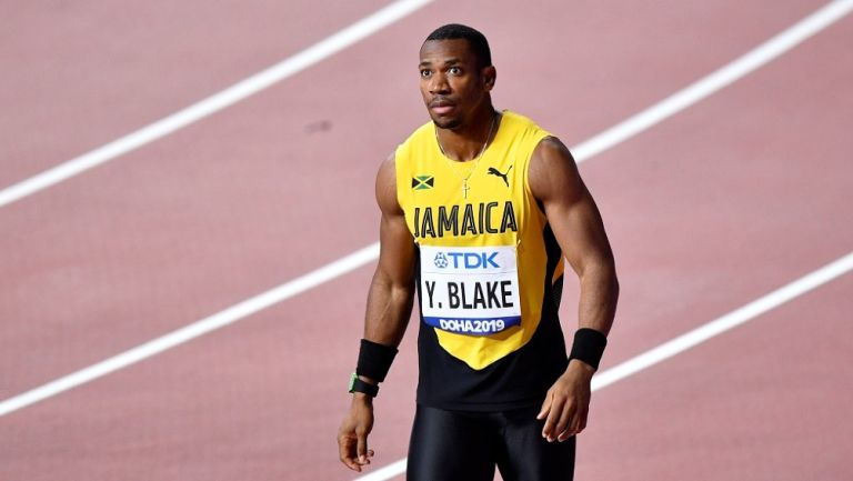 Yohan Blake en el Campeonato Mundial de Atletismo en Doha 2019