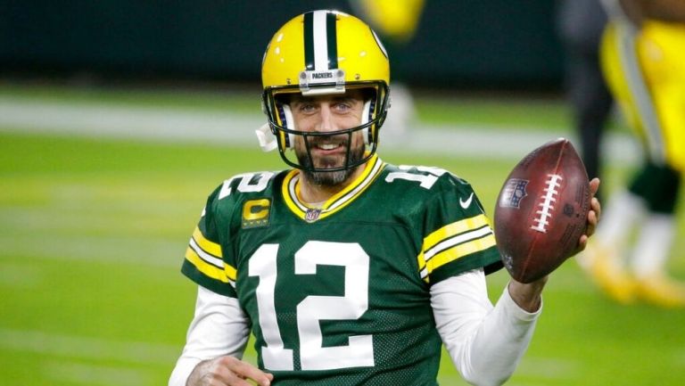 Rodgers en un partido con Green Bay 