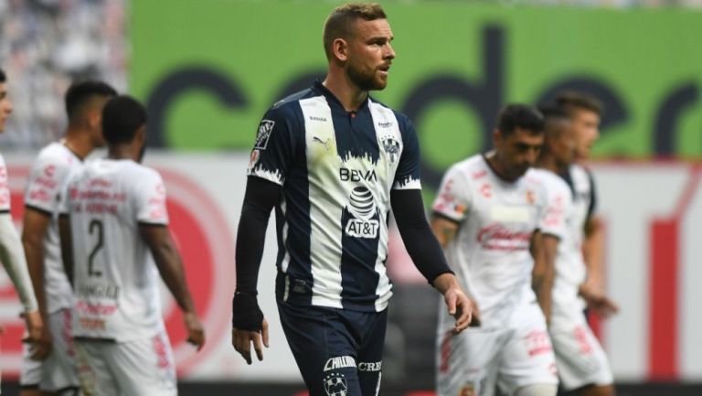 Janssen en el partido entre Rayados y Xolos