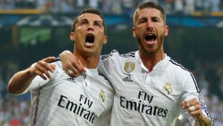 Sergio Ramos y Cristiano Ronaldo en un partido del Real Madrid