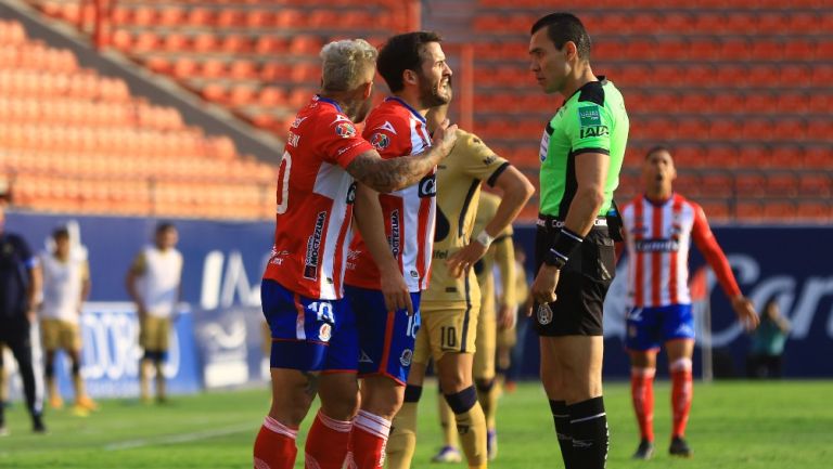  Arturo Brizio: Admitió error arbitral en el Atlético San Luis vs Pumas