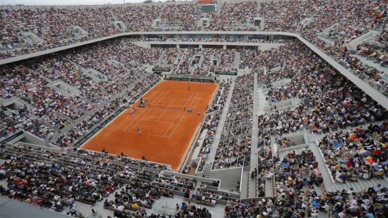 La cancha central de Roland Garros 