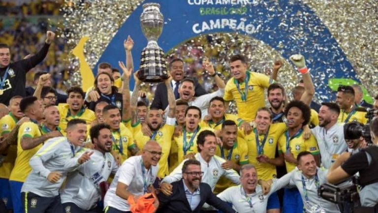 Brasil tras conquistar la Copa América