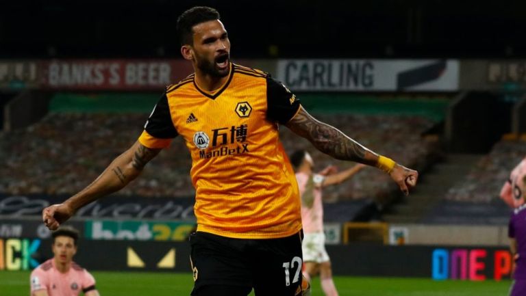 Willian José tras anotar gol a favor del Wolverhampton