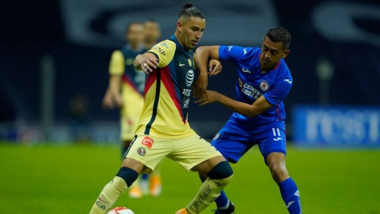 Jorge Sánchez y Elías Hernández en el Clásico Joven