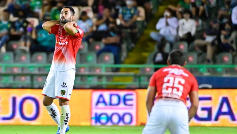 Jugadores de Juárez en derrota vs León