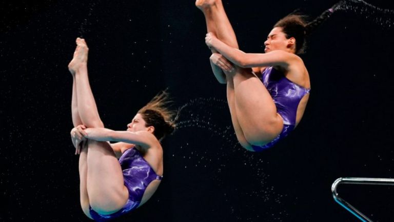 Alejandra Orozco y Gabriela Agúndez en acción