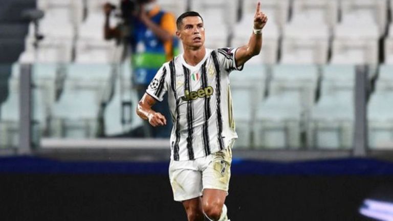 Cristiano Ronaldo celebra gol con la Juventus