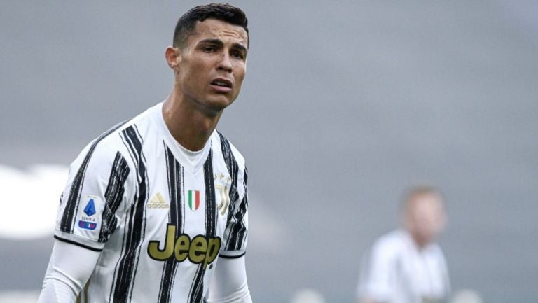 Cristiano Ronaldo durante un partido de la Juventus