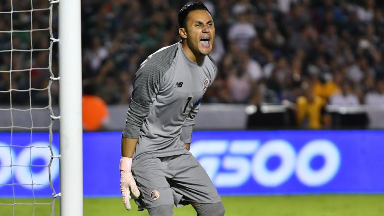 Keylor Navas, en acción con Costa Rica