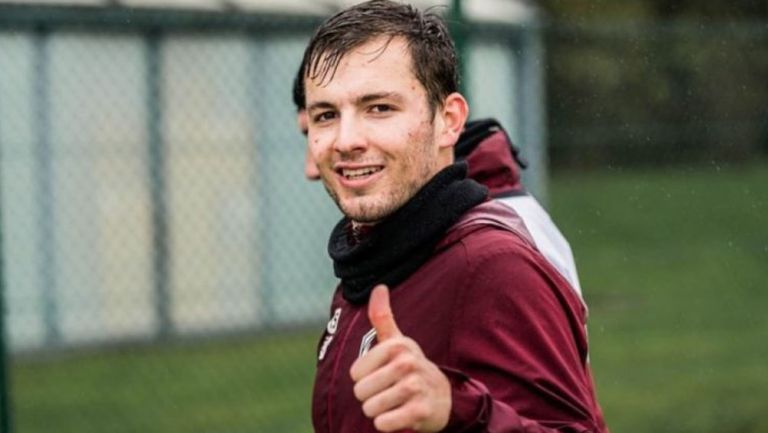 Eugenio Pizzuto, en un entrenamiento del Lille de Ligue 1