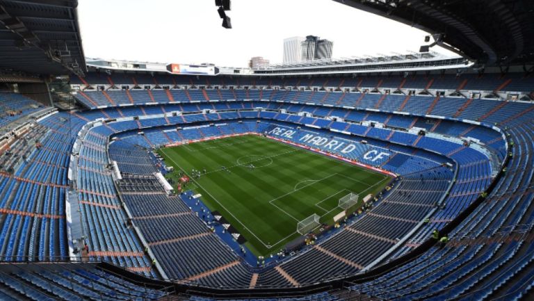 Incendio de reportó en las obras de Santiago Bernabéu 