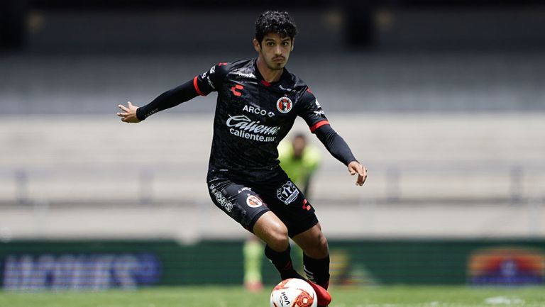 Jaime Gómez en partido con Xolos