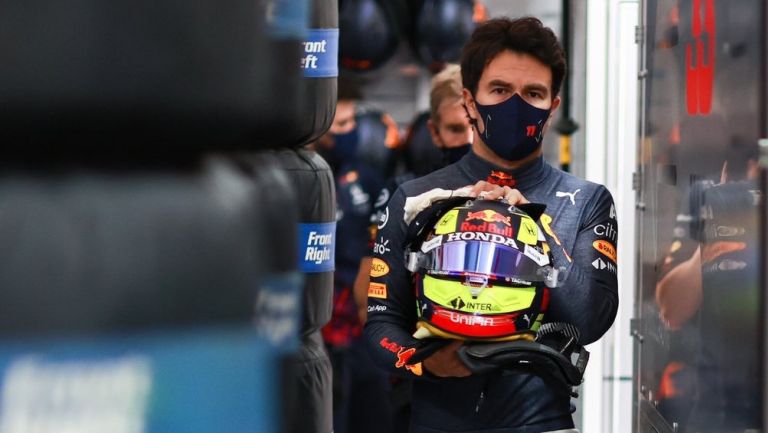 Sergio 'Checo' Pérez en la sesión de calificación del GP de Francia