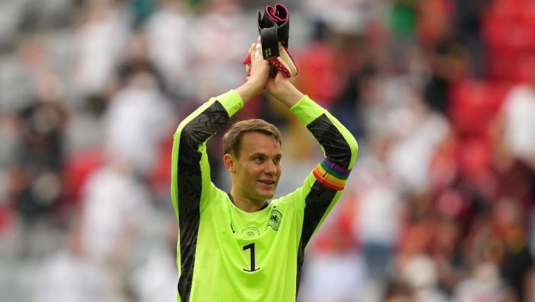 Manuel Neuer capitán y arquero de Alemania durante la Eurocopa