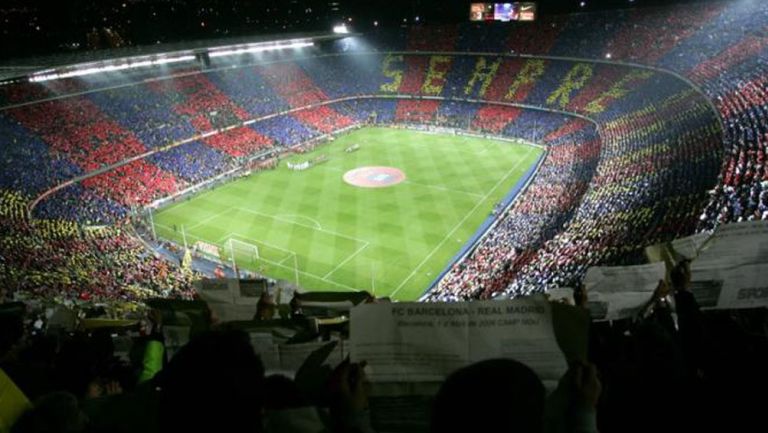 Panorámica del Estadio Camp Nou 