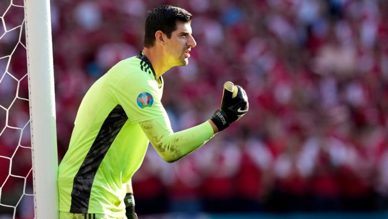 Thibaut Courtois en la Eurocopa