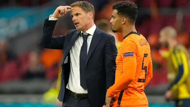 Frank de Boer en acción con Países Bajos