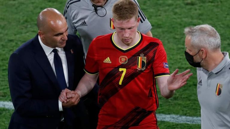 De Bruyne sale por posible lesión