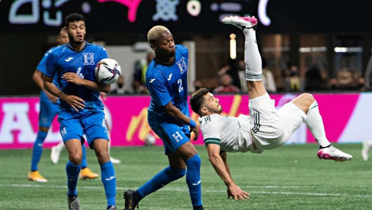 Honduras en partido contra México