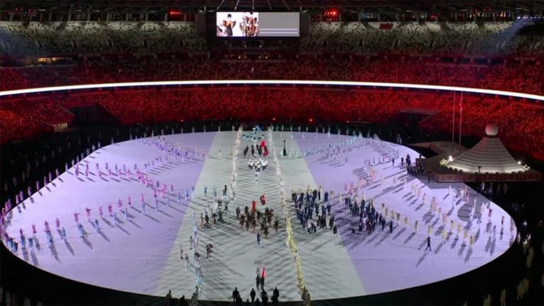 El desfile de naciones en la inauguración de Tokio 2020