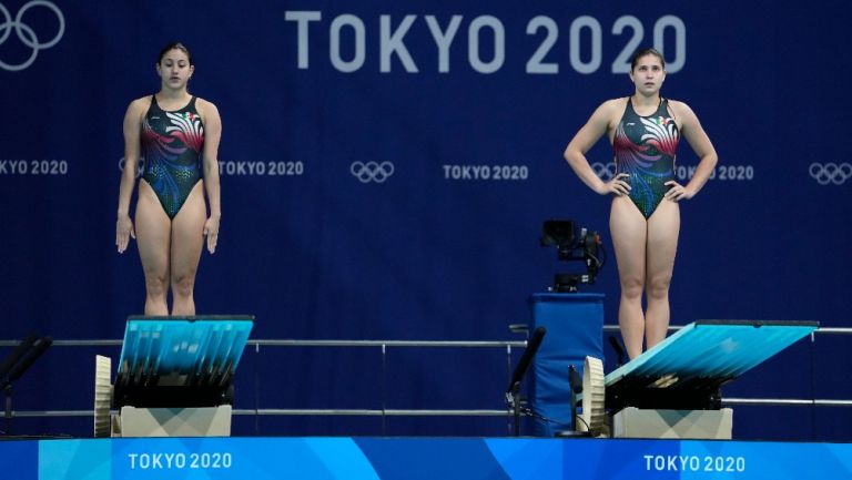 Tokio 2020: Dolores Hernández y Carolina Mendoza, cuarto lugar en Clavados sincronizados